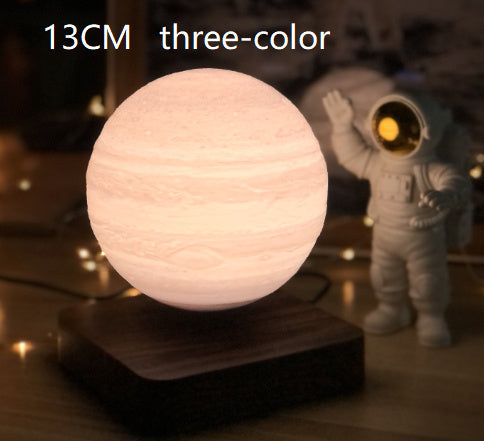 Magnetic Levitation Moon Lamp 3D Printed Planet Night Light Decor