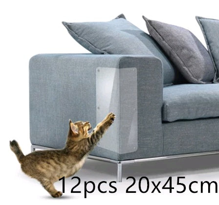 Transparent Cat Claw Protector Pads – Anti-Scratch Sofa & Furniture Guard