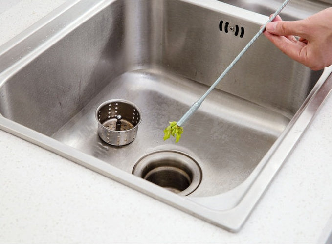 60CM Sewer Dredger Spring Pipe Cleaner Drain Clog Remover Tool