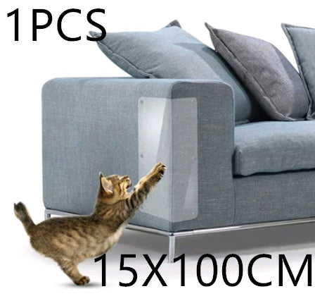 Transparent Cat Claw Protector Pads – Anti-Scratch Sofa & Furniture Guard