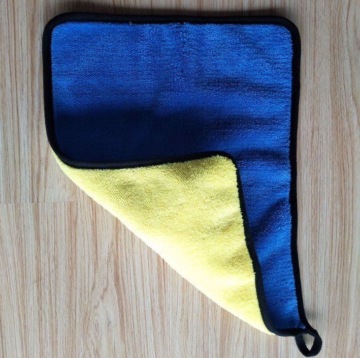 Two-Color Dual-Sided Microfiber Car Wash Towel Scratch-Free