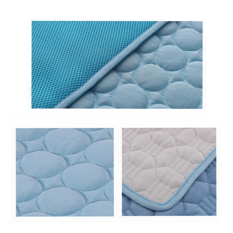 Pet Dog Cat Cooling Pad Ice Silk Summer silk fibers Cold Nest Cushion Mat