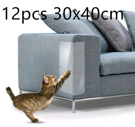 Transparent Cat Claw Protector Pads – Anti-Scratch Sofa & Furniture Guard