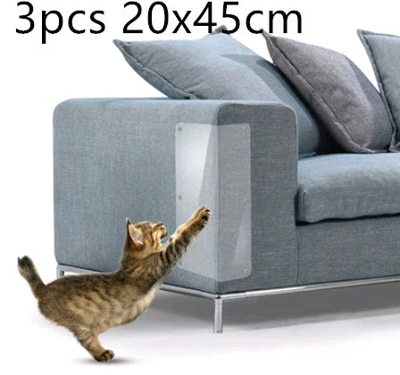 Transparent Cat Claw Protector Pads – Anti-Scratch Sofa & Furniture Guard