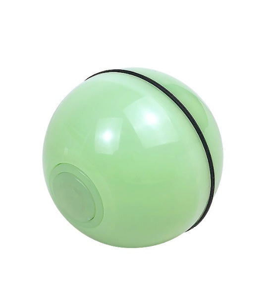 LED Rolling Cat Toy Ball – USB Rechargeable Laser Interactive Toy