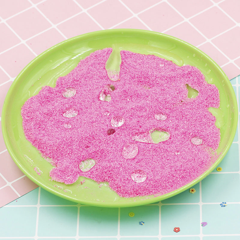 DIY Magic Sand Non-Wet Educational Toy for Kids Handmade Play