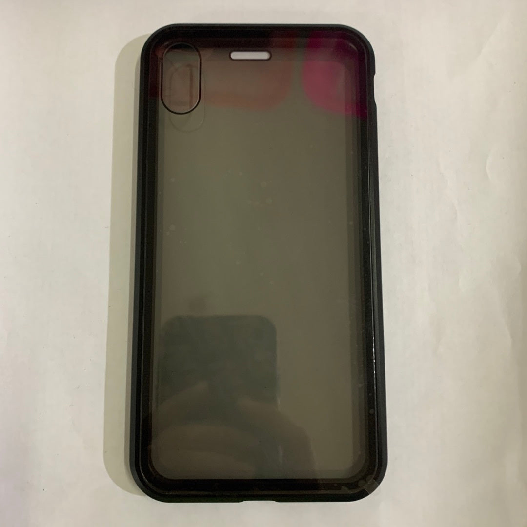 Anti-Peep Magnetic Privacy Glass Phone Case for iPhone Protection