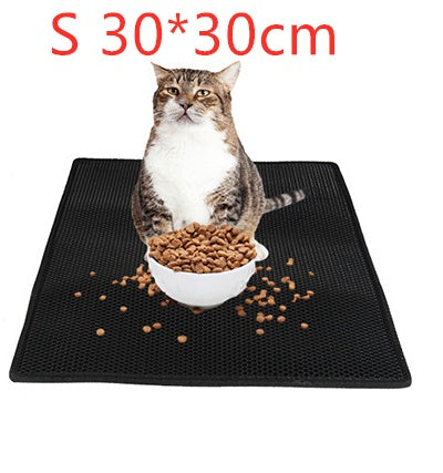 Honeycomb Cat Litter Mat – Waterproof, Urine Proof Double-Layer Pad