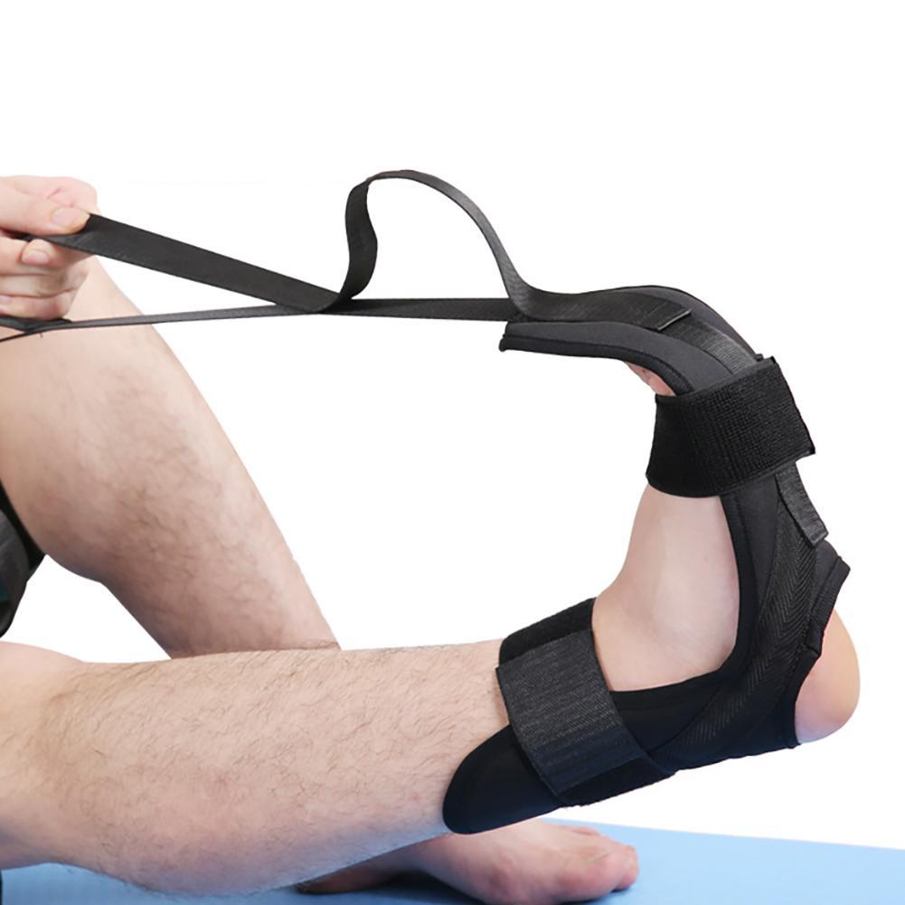 Yoga Stretching Belt for Flexibility, Rehabilitation & Leg Training