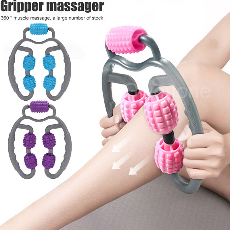 U-Shape Trigger Point Massage Roller for Full Body Muscle Relief