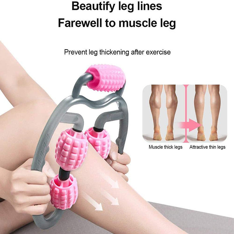 U-Shape Trigger Point Massage Roller for Full Body Muscle Relief