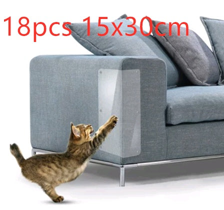Transparent Cat Claw Protector Pads – Anti-Scratch Sofa & Furniture Guard