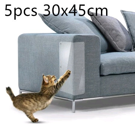 Transparent Cat Claw Protector Pads – Anti-Scratch Sofa & Furniture Guard