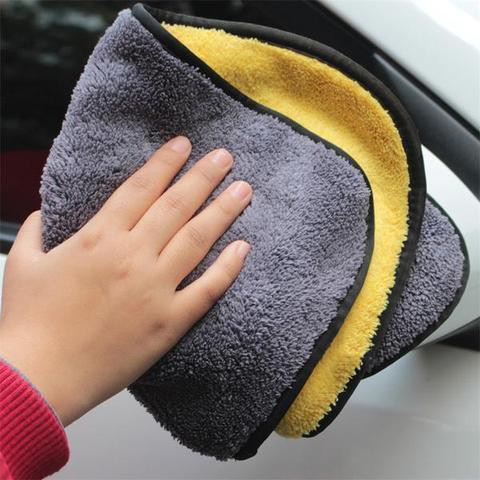 Two-Color Dual-Sided Microfiber Car Wash Towel Scratch-Free