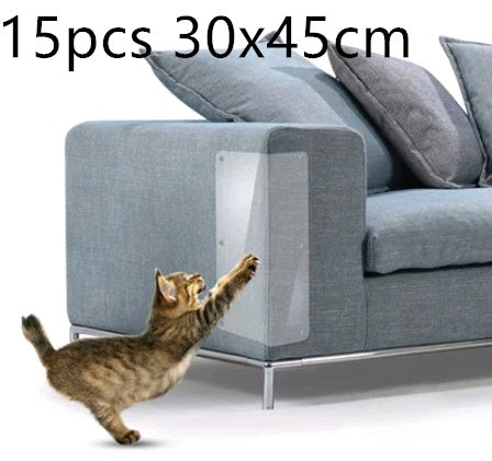 Transparent Cat Claw Protector Pads – Anti-Scratch Sofa & Furniture Guard