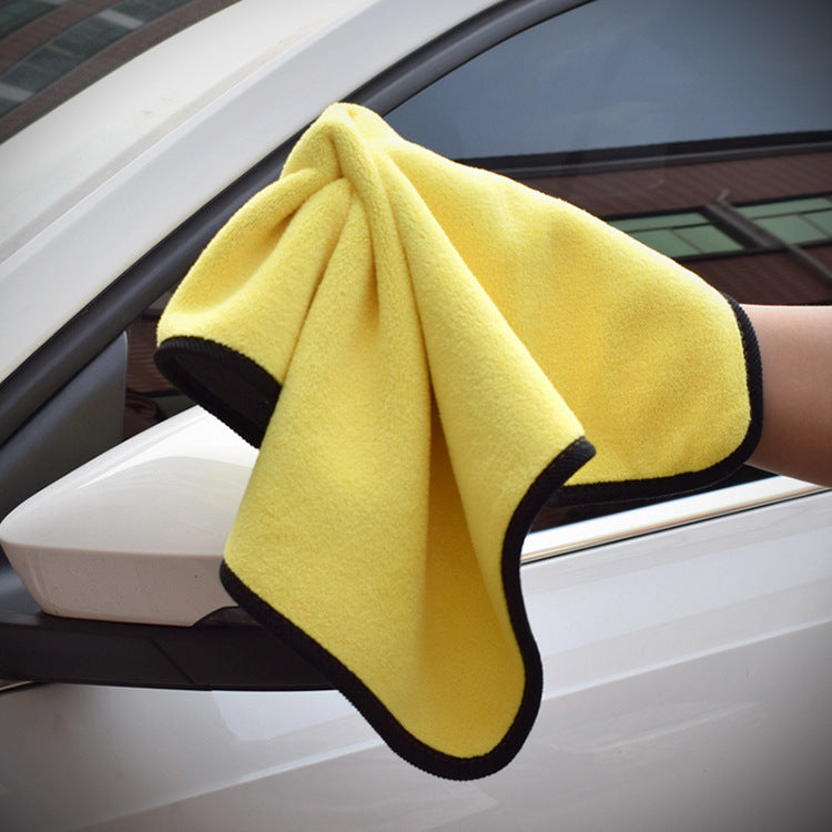 Two-Color Dual-Sided Microfiber Car Wash Towel Scratch-Free