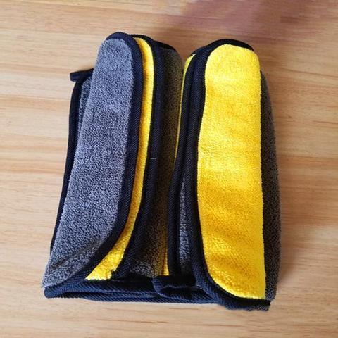 Two-Color Dual-Sided Microfiber Car Wash Towel Scratch-Free