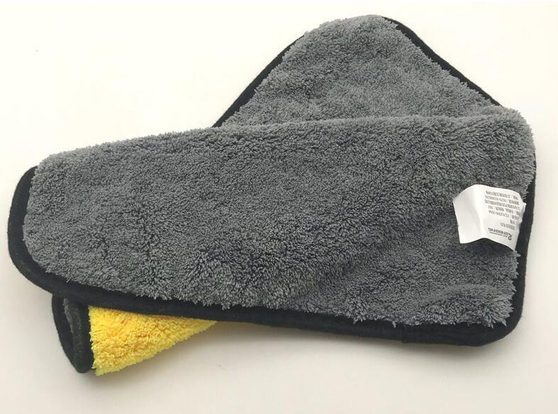 Two-Color Dual-Sided Microfiber Car Wash Towel Scratch-Free