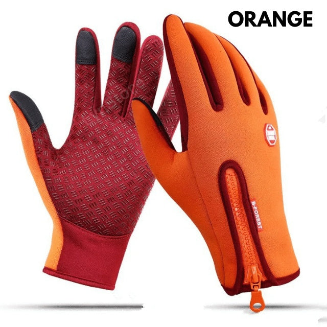 Winter Touch Screen Motorcycle Riding Gloves Waterproof Fleece