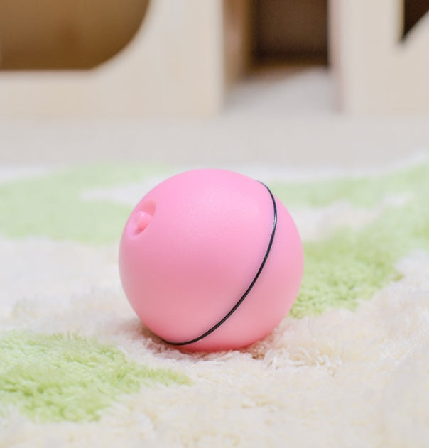LED Rolling Cat Toy Ball – USB Rechargeable Laser Interactive Toy