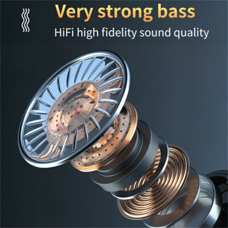 TWS Wireless 5.1 Bluetooth Earbuds with LED Display & Waterproof