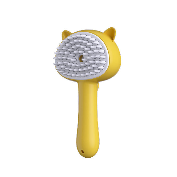 Hair Cleaning Brush With Mist Multifunctional Cat Grooming Brush Rechargeable Se
