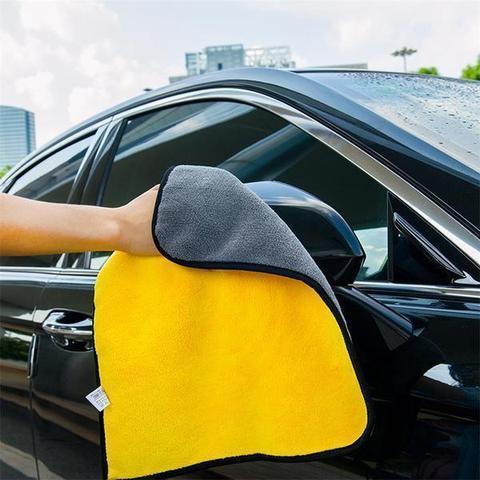 Two-Color Dual-Sided Microfiber Car Wash Towel Scratch-Free