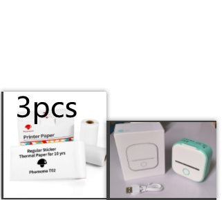 Portable Mini Thermal Label Printer Bluetooth Inkless Photo Printer