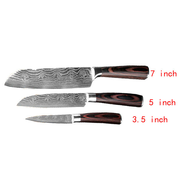 Professional Chef Knife Set 6/8-Piece Stainless Steel Kitchen Knives