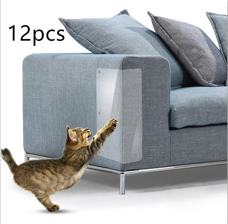 Transparent Cat Claw Protector Pads – Anti-Scratch Sofa & Furniture Guard