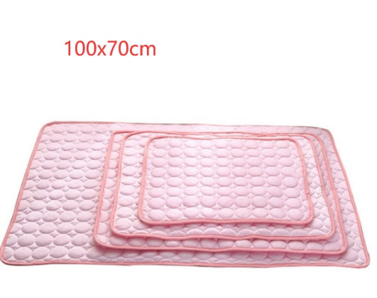 Pet Dog Cat Cooling Pad Ice Silk Summer silk fibers Cold Nest Cushion Mat