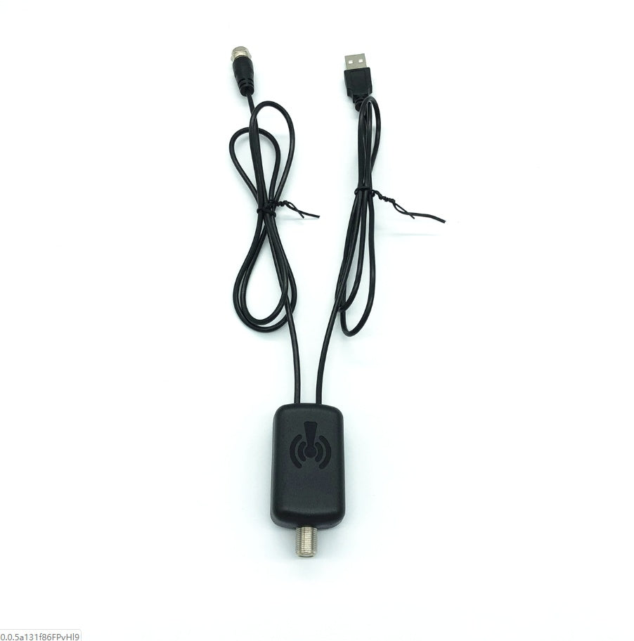 HDTV Antenna Signal Booster – Low Noise TV Amplifier Adapter