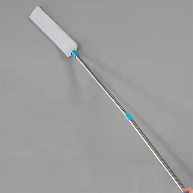 Retractable Bed Bottom Cleaning Brush with Microfiber Dust Remover