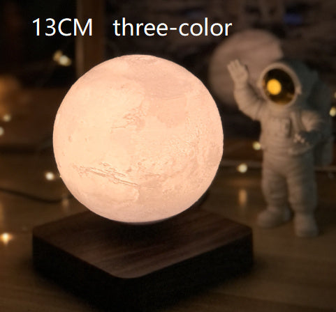 Magnetic Levitation Moon Lamp 3D Printed Planet Night Light Decor