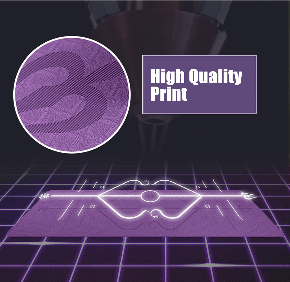 Non Slip TPE Yoga Mat with Position Line for Beginners 6mm Thick