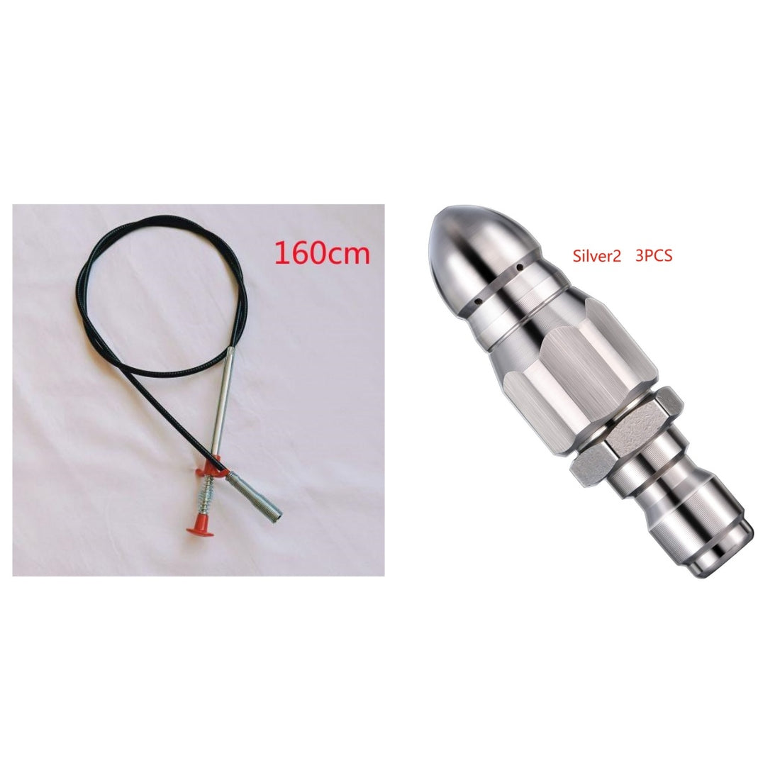 60CM Sewer Dredger Spring Pipe Cleaner Drain Clog Remover Tool