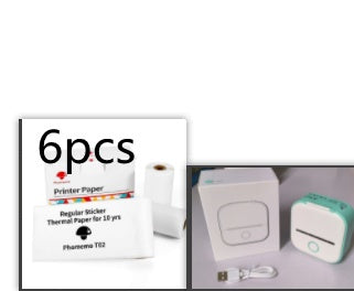 Portable Mini Thermal Label Printer Bluetooth Inkless Photo Printer