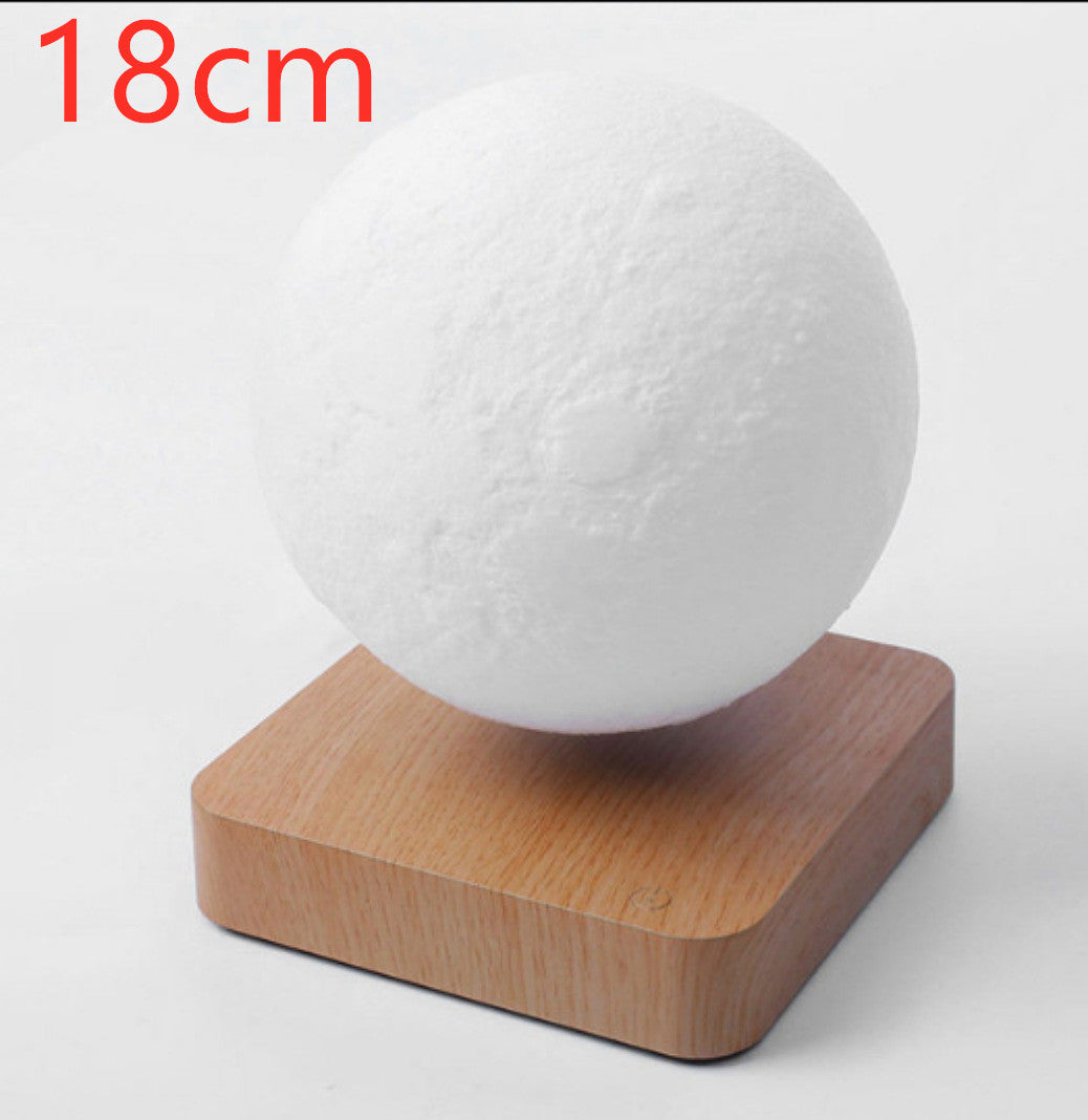 Magnetic Levitation Moon Lamp 3D Printed Planet Night Light Decor