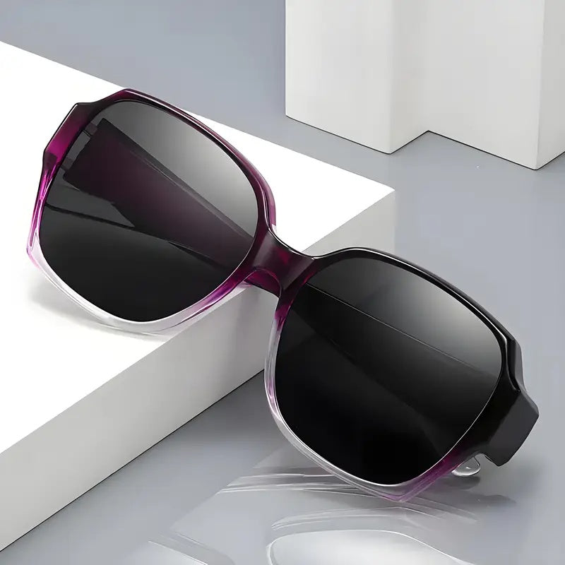 Dual-Use Clip-On Glasses with Crystals, Polarized & Blue-Light