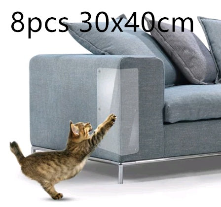 Transparent Cat Claw Protector Pads – Anti-Scratch Sofa & Furniture Guard