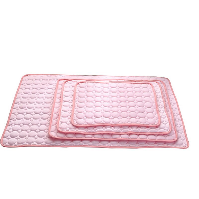Pet Dog Cat Cooling Pad Ice Silk Summer silk fibers Cold Nest Cushion Mat