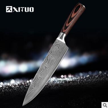 Professional Chef Knife Set 6/8-Piece Stainless Steel Kitchen Knives