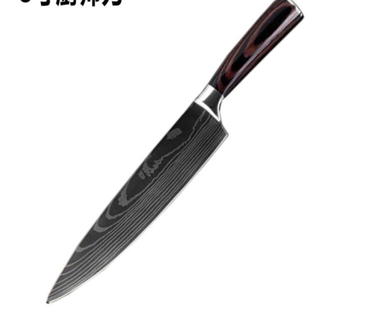 Professional Chef Knife Set 6/8-Piece Stainless Steel Kitchen Knives