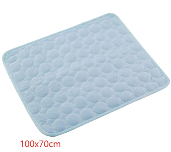 Pet Dog Cat Cooling Pad Ice Silk Summer silk fibers Cold Nest Cushion Mat
