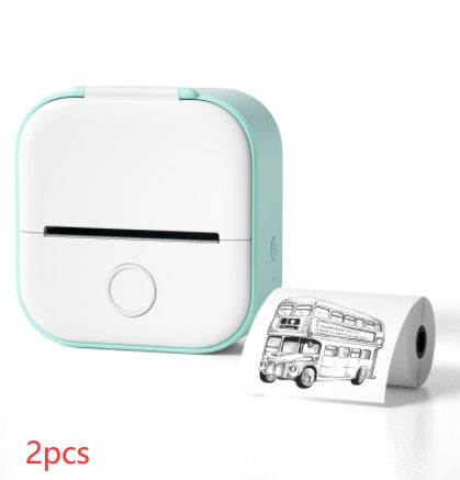 Portable Mini Thermal Label Printer Bluetooth Inkless Photo Printer