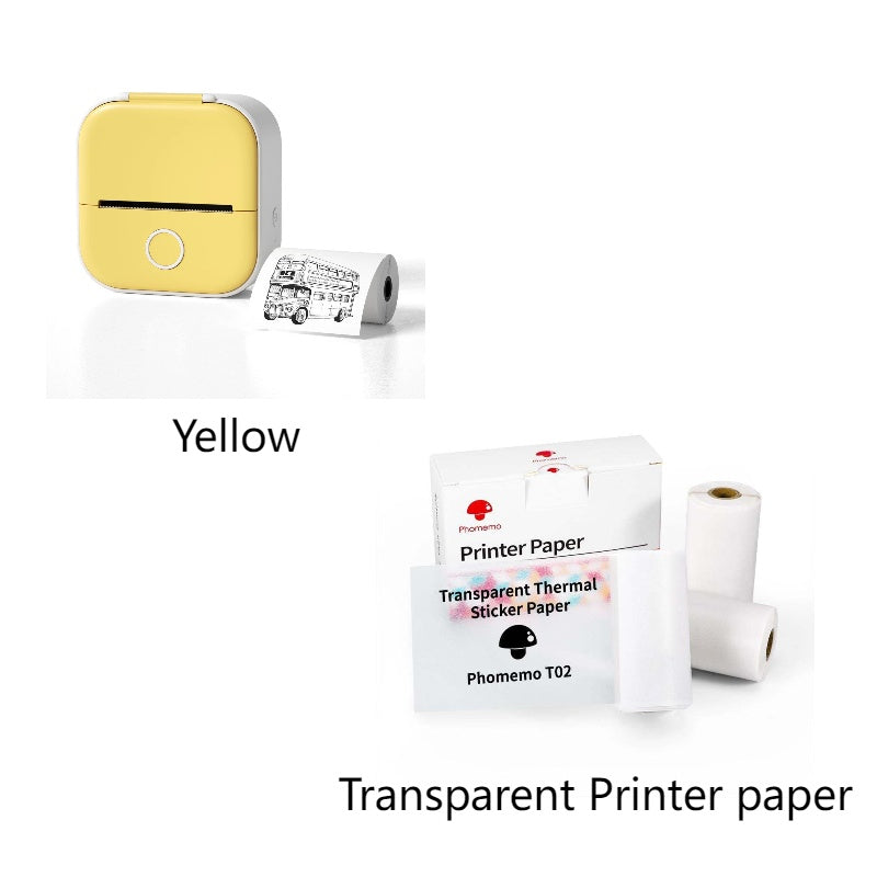 Portable Mini Thermal Label Printer Bluetooth Inkless Photo Printer