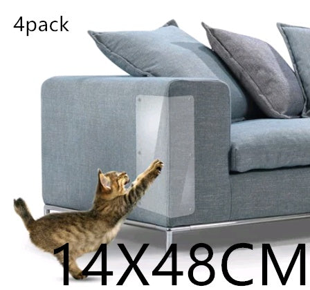Transparent Cat Claw Protector Pads – Anti-Scratch Sofa & Furniture Guard