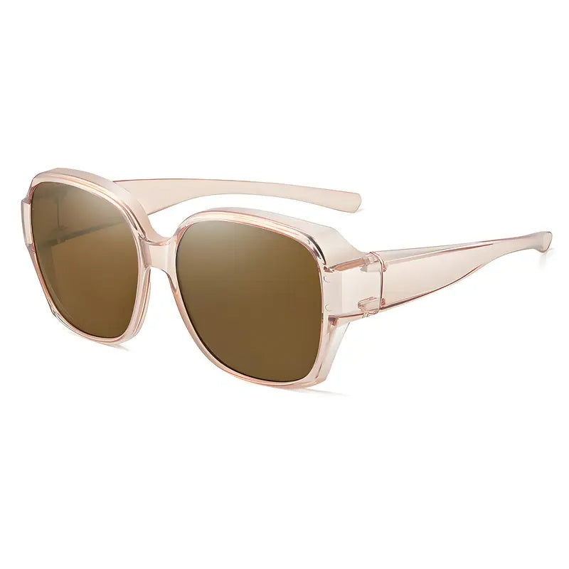 Dual-Use Clip-On Glasses with Crystals, Polarized & Blue-Light