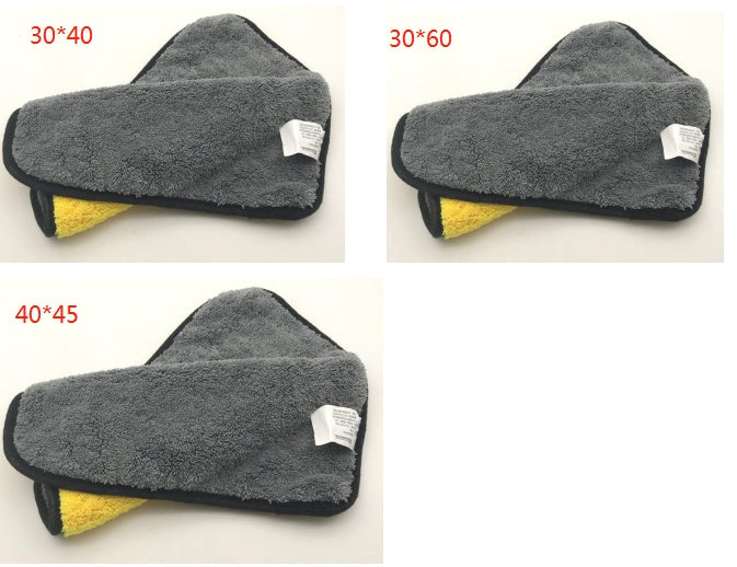 Two-Color Dual-Sided Microfiber Car Wash Towel Scratch-Free