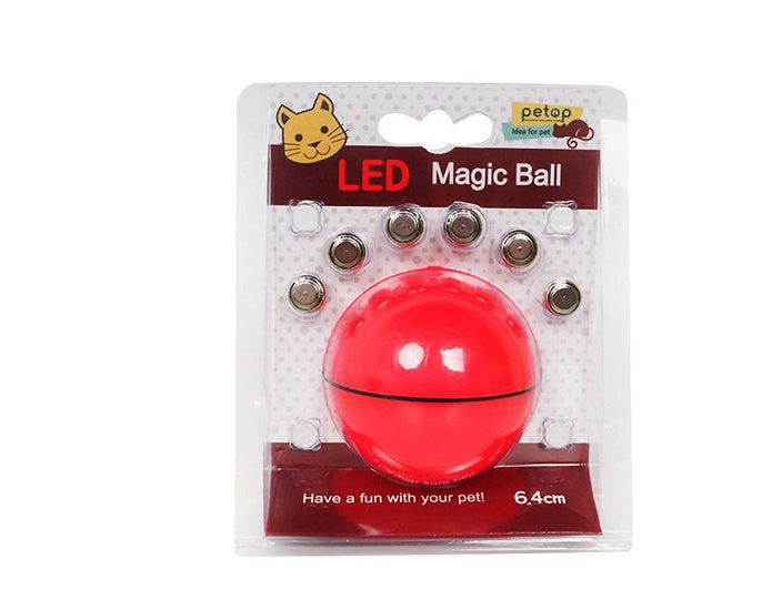 LED Rolling Cat Toy Ball – USB Rechargeable Laser Interactive Toy